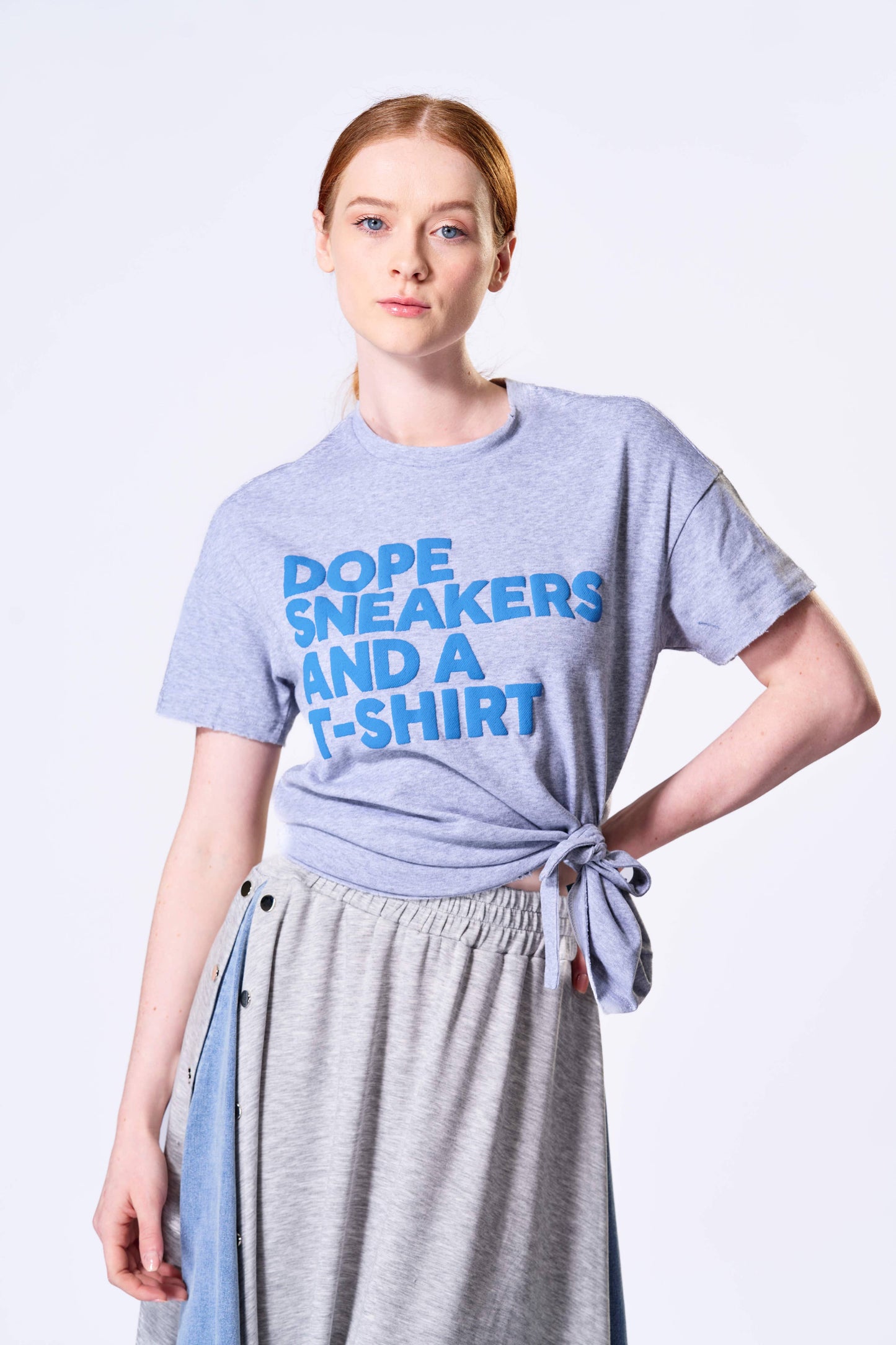 Gray 'Dope Sneakers...' T-Shirt