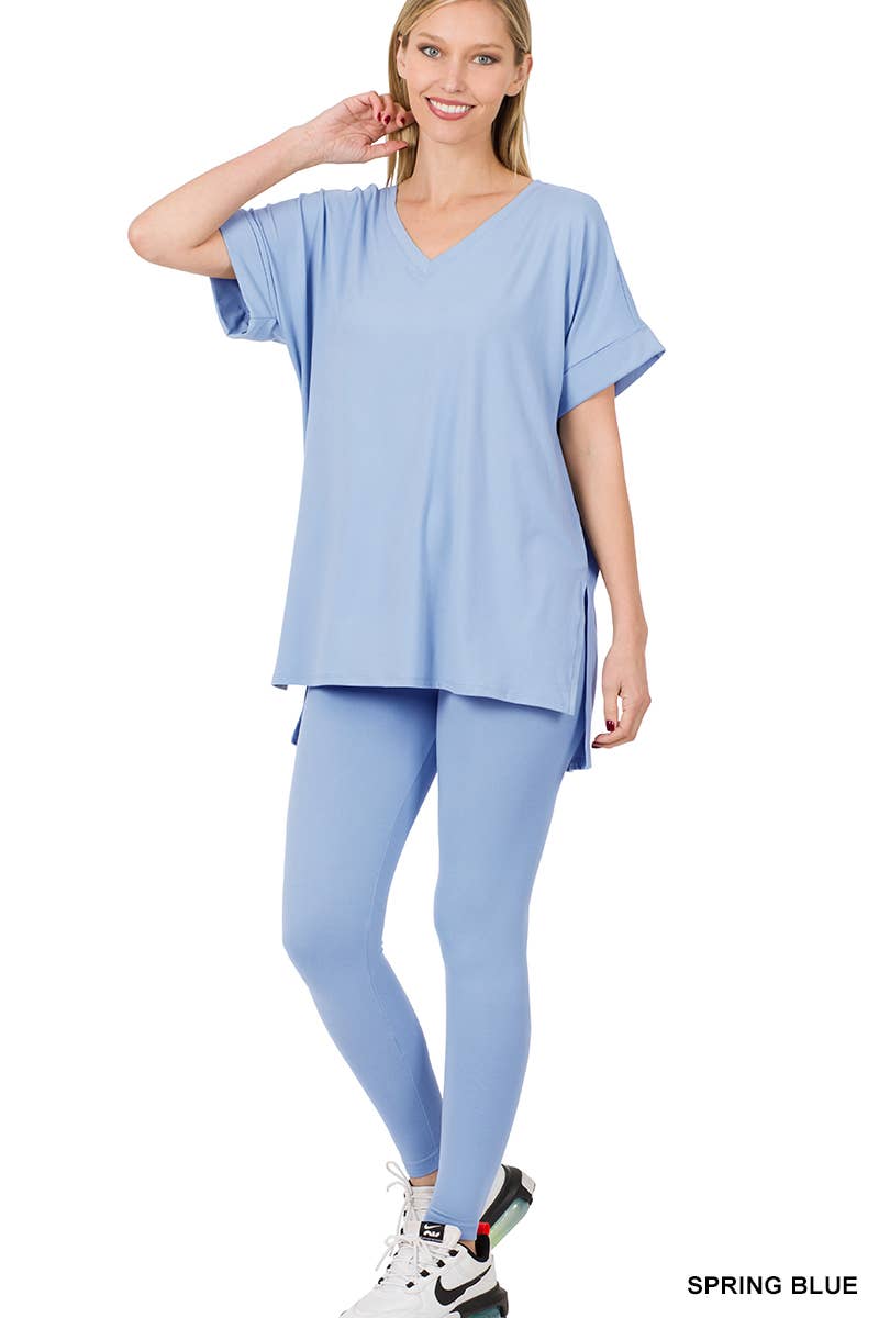 .SI-18582 Tunic & Leggings 2pc Set