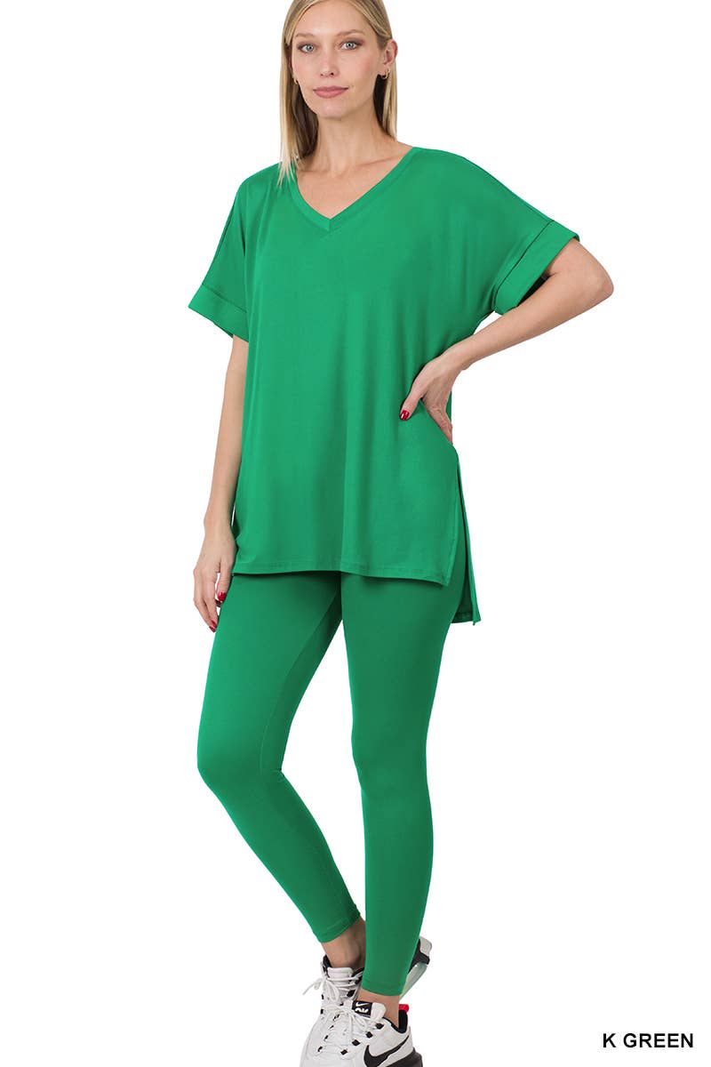 .SI-18582 Tunic & Leggings 2pc Set