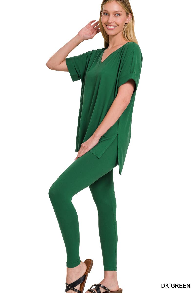 .SI-18582 Tunic & Leggings 2pc Set