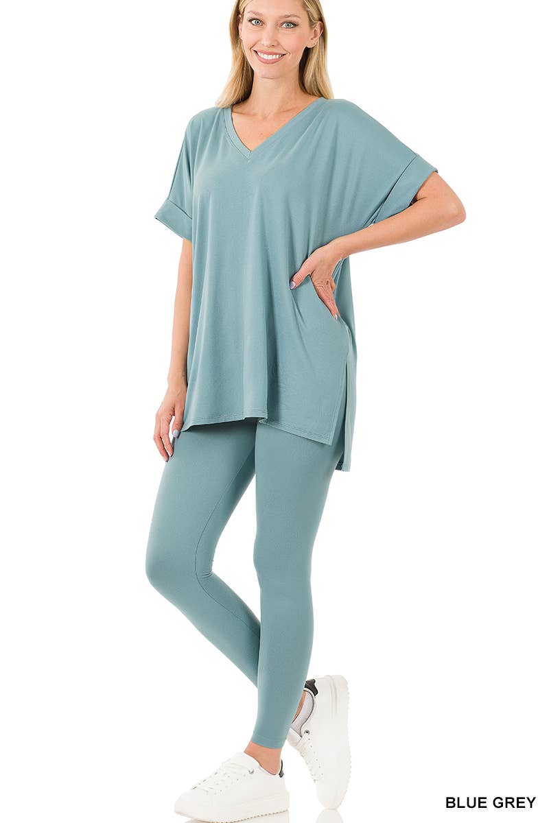 .SI-18582 Tunic & Leggings 2pc Set