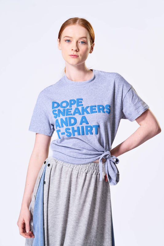 Gray 'Dope Sneakers...' T-Shirt