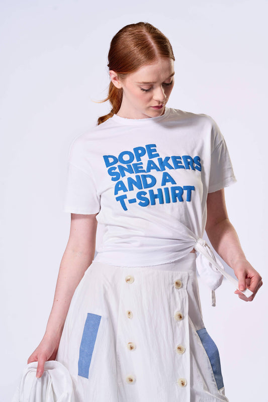 White 'Dope Sneakers...' T-Shirt
