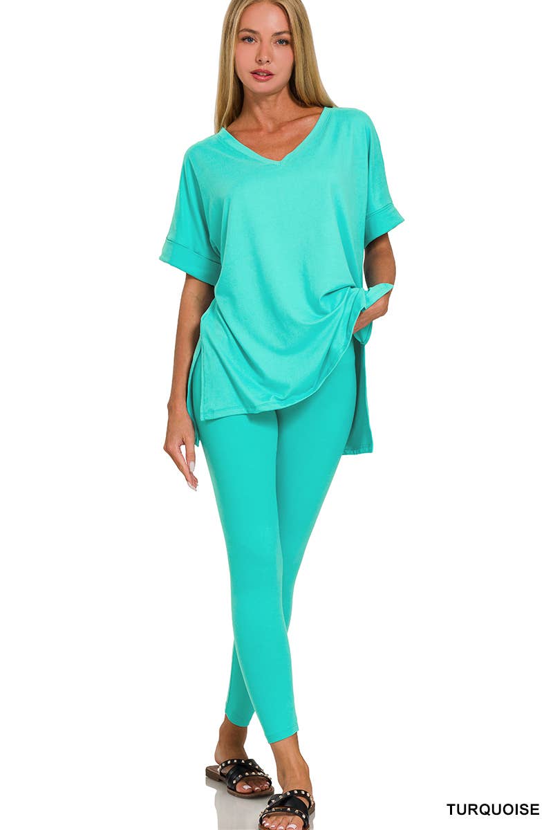.SI-18582 Tunic & Leggings 2pc Set