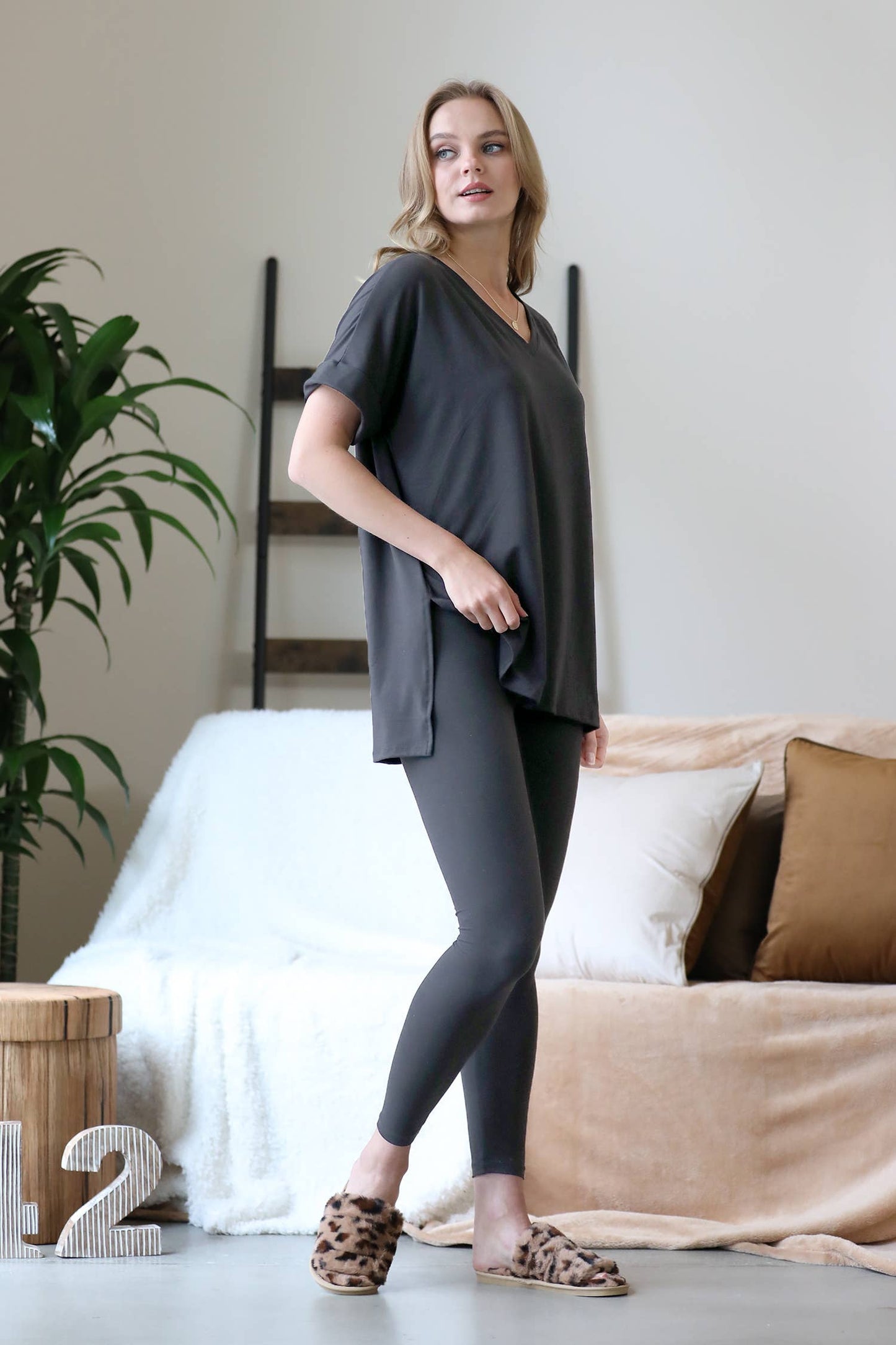.SI-18582 Tunic & Leggings 2pc Set